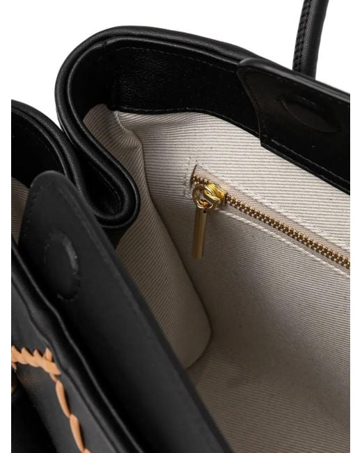 Sac Cabas À Motif De Losanges THEMOIRÈ en coloris Black
