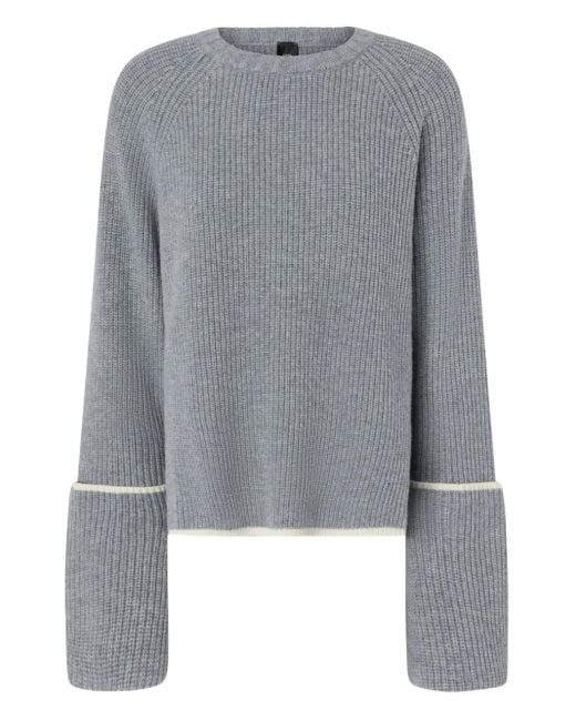 Pinko Procida リブセーター Gray