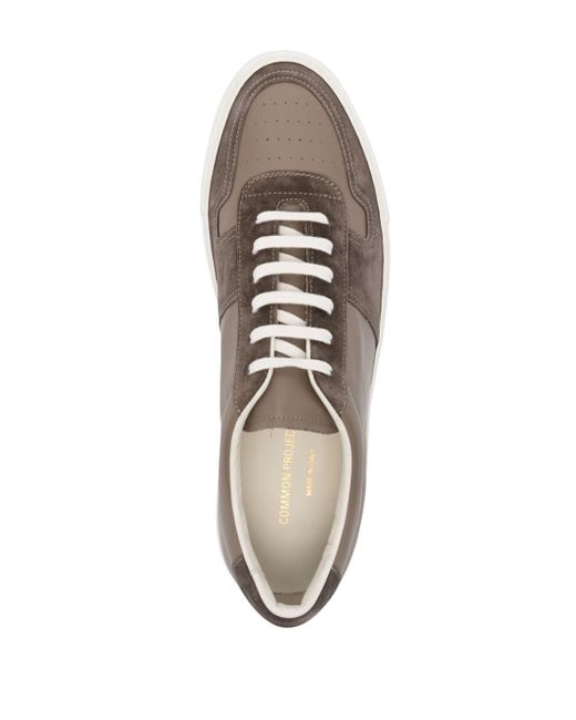Common Projects Brown Bball Panelled Sneakers for men