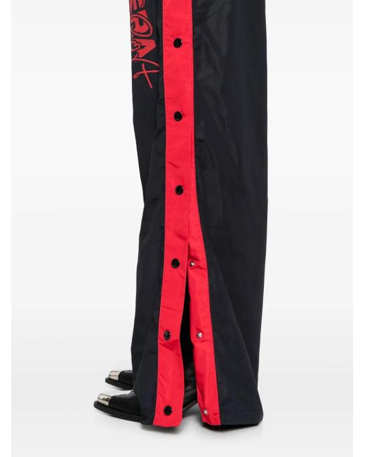 VAQUERA Blue Snap Track Pants