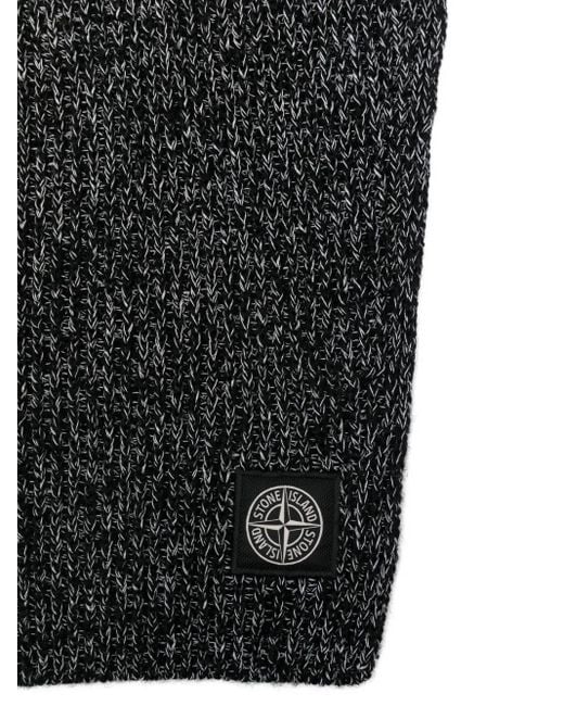Stone Island Black Hat for men