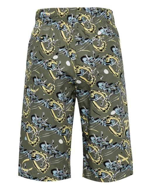 A.P.C. Green Shorts for men