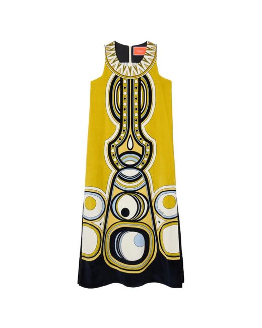 LaDoubleJ Yellow Totem Placée Dress