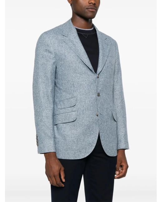 Brunello Cucinelli Blue Suit-Type Jacket for men