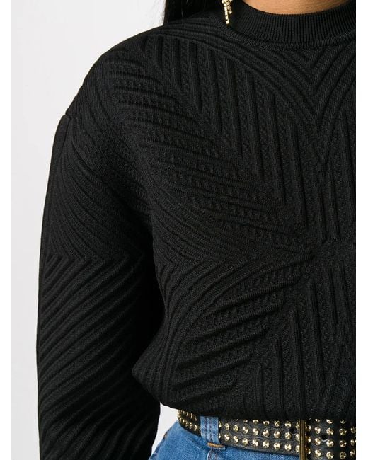 Alexander McQueen アレキサンダー・マックイーン パターン プルオーバー Black