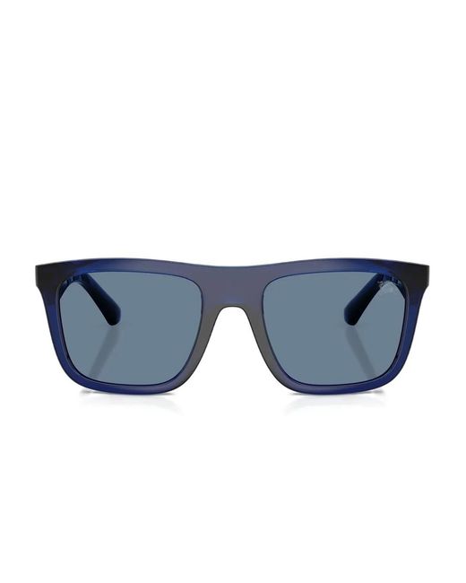 Burberry Blue Square-Frame Sunglasses for men