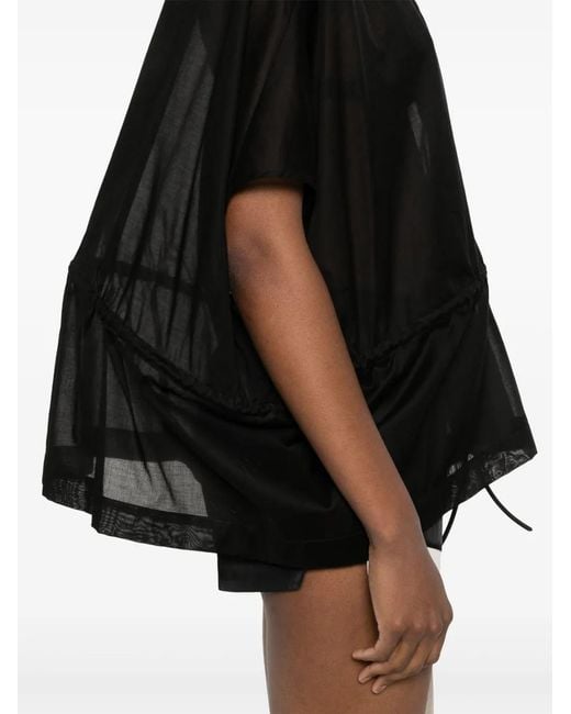 Rick Owens Sail Jack in het Black