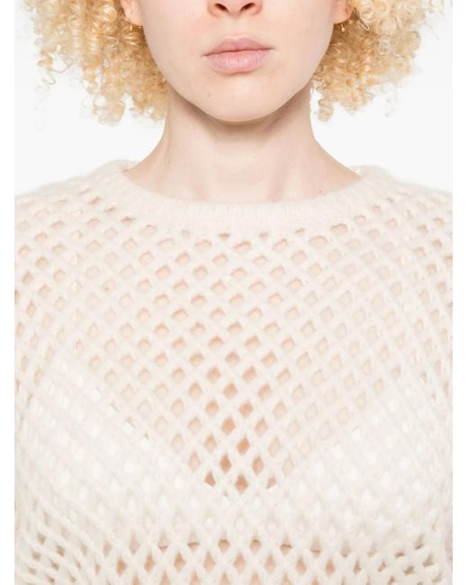 Max Mara White Sweaters