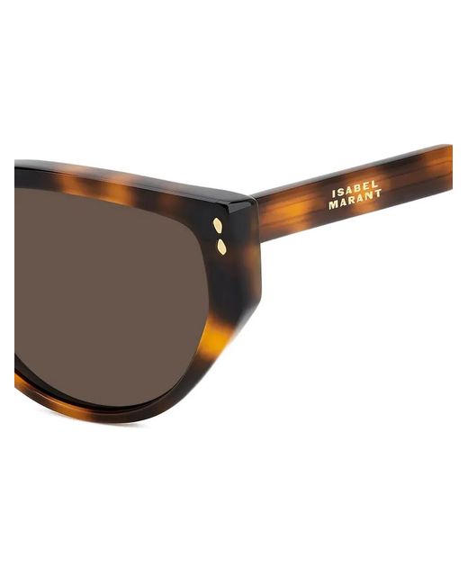 Isabel Marant Gray Studded Cat-Eye Sunglasses