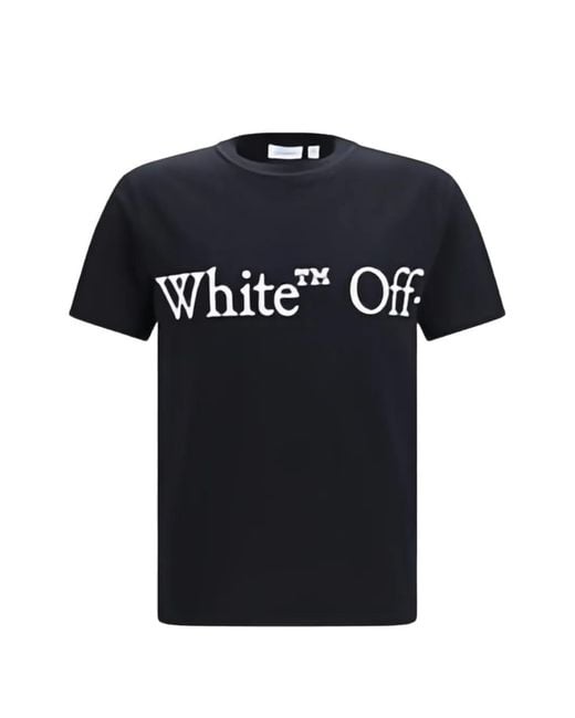 Off-White c/o Virgil Abloh Black Bookish Scarf Logo-Print T-Shirt for men