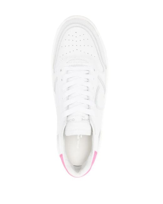 Philippe Model White Flat Shoes