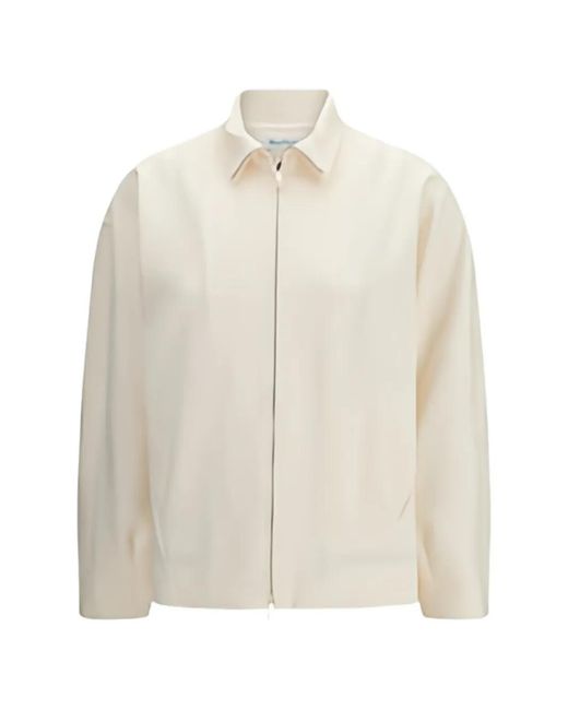 Chaqueta Con Cremallera Max Mara de color White