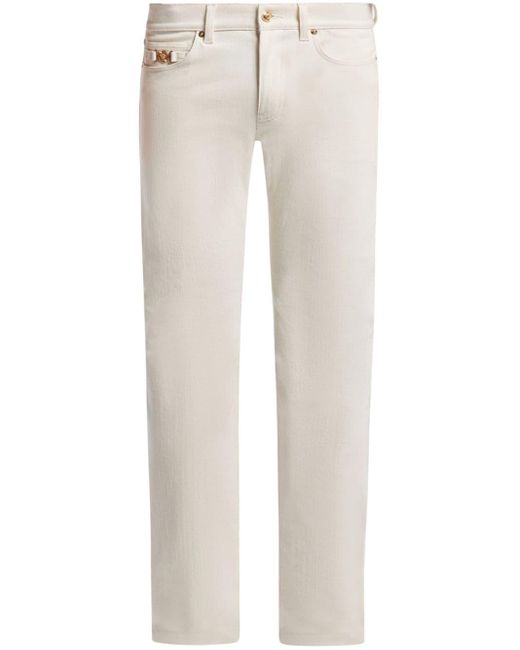 Versace White Medusa '95 Slim-fit Jeans for men