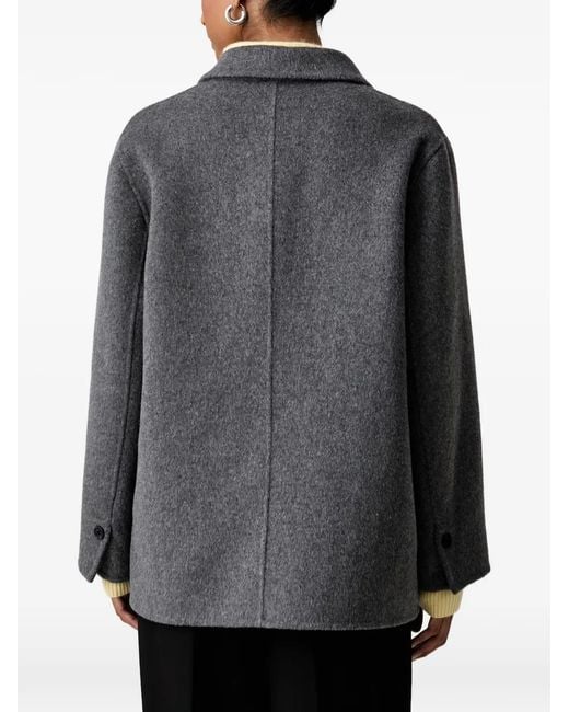 ViCOLO Gray Double-Breasted Blazer