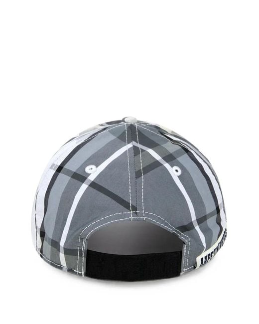 Aape By A Bathing Ape Blue Moonface Plaid Cap for men