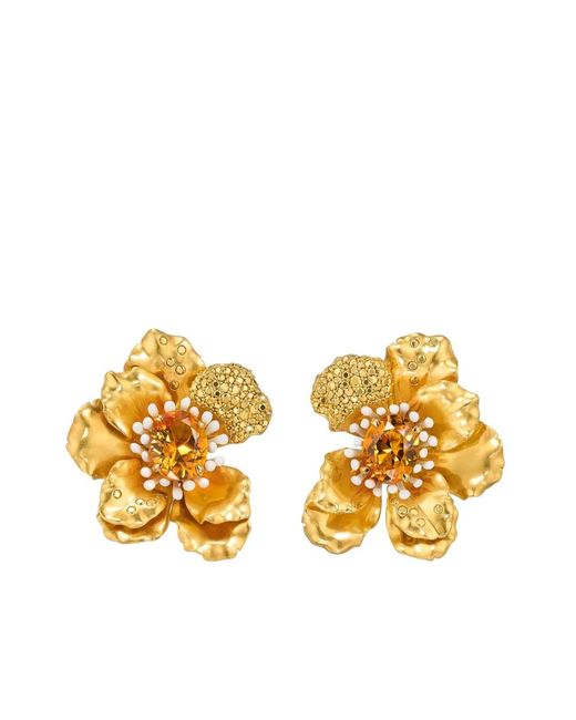 Anabela Chan Metallic 24Kt Roi De Soleil Earrings