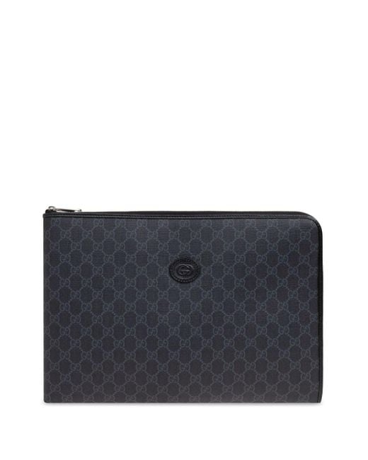 Portadocumenti Gg Supreme di Gucci in Blue da Uomo
