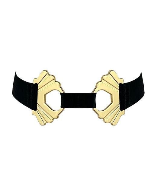 Bordelle Black Melusina Strap Collar