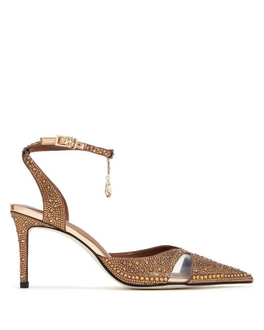 JW PEI Metallic 85Mm Haidi Pumps