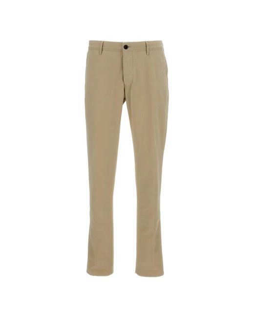 Incotex Natural Straight-Leg Cotton Trousers for men