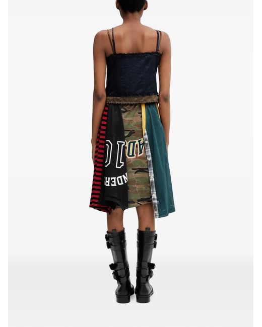 Abito Midi Con Design Patchwork di ANDERSSON BELL in Blue
