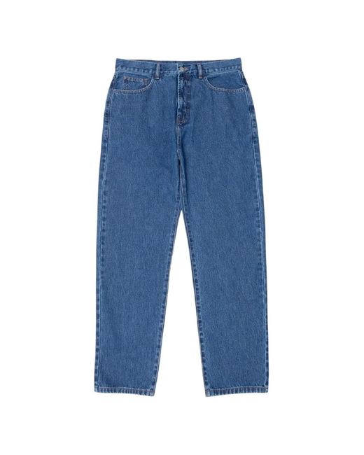 Dean Edmonds Blue Stone-Wash Jeans for men