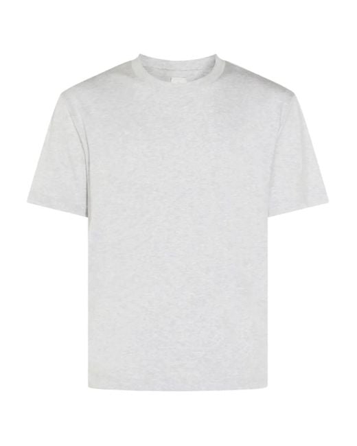 Eleventy White Crew-Neck T-Shirt for men