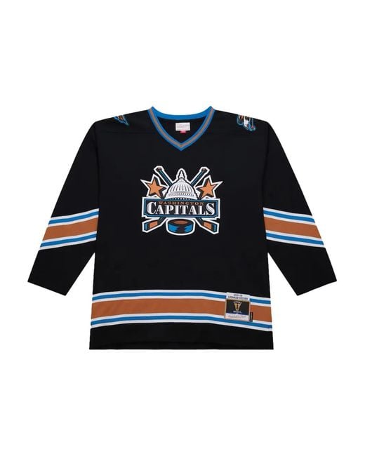 Mitchell & Ness Black X Nhl Washington Capitals 2005 Alexander Ovechkin V-Neck Top for men