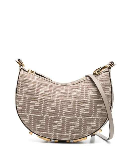Fendi Gray Graphy Cross Body Bag