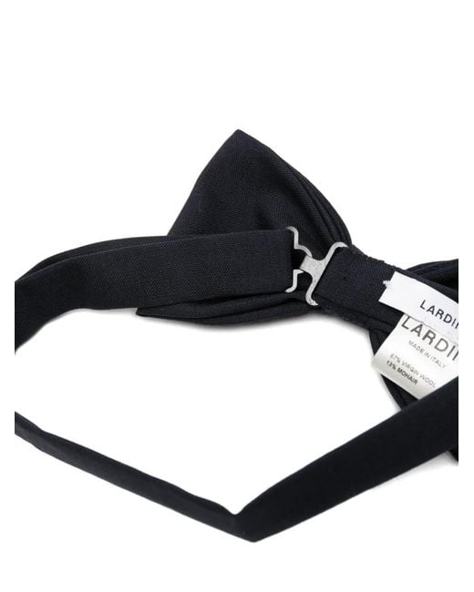 Lardini Black Textured Bow Tie for men