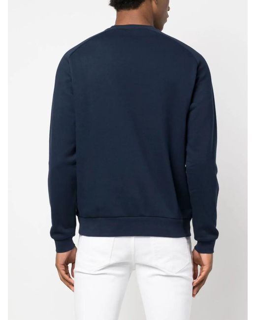 Sudadera Con Logo Estampado EA7 de hombre de color Blue