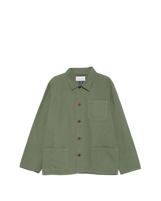Uskees Green Button Pocket Jacket for men