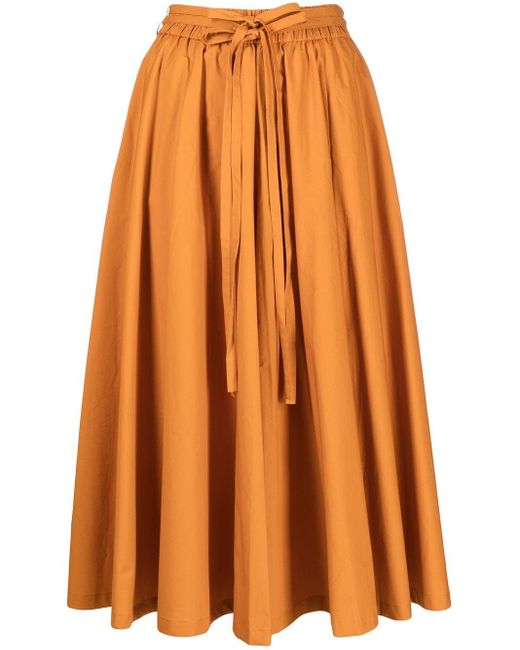 Missing You Already Orange Tied-waist Palazzo Trousers
