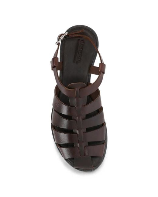 Dragon Diffusion White Leather Sandals