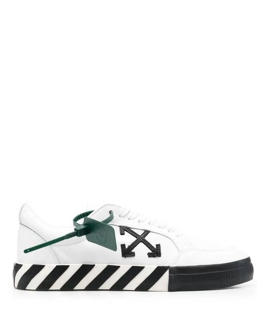Off-White c/o Virgil Abloh White Vulcanized Low-Top Sneakers for men