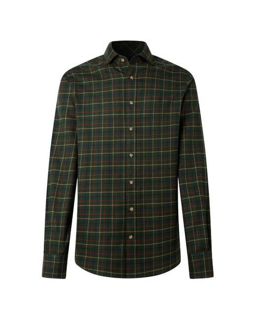 Hackett Green Checked Shirt for men