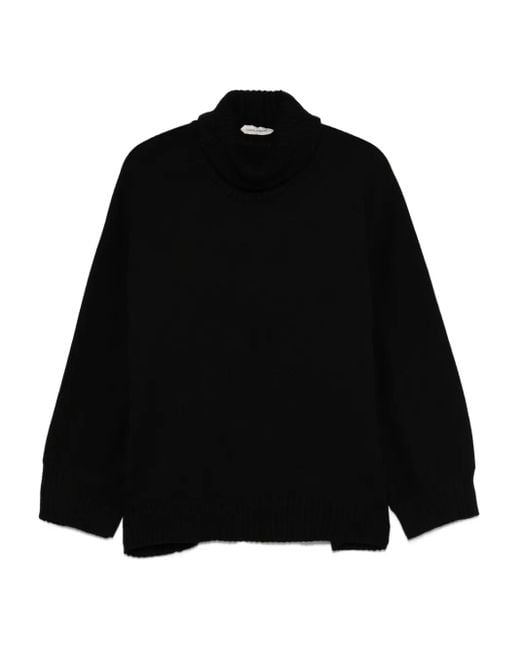 Maglione A Collo Alto di Alberta Ferretti in Black