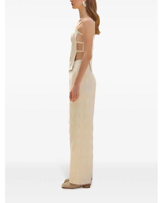 Cult Gaia Natural Simone Tank Top