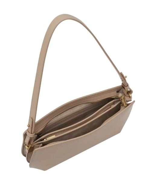POTAMY Brown Medium A New Laconic Shoulder Bag