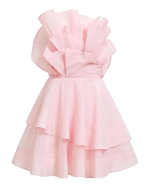 Aje. Pink Selestia Mini Dress