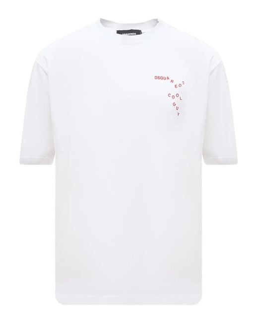 Polo Cool Guy DSquared² pour homme en coloris White