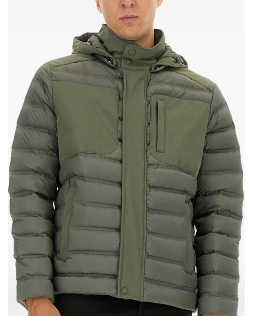 Plumífero Con Capucha Colmar de hombre de color Green