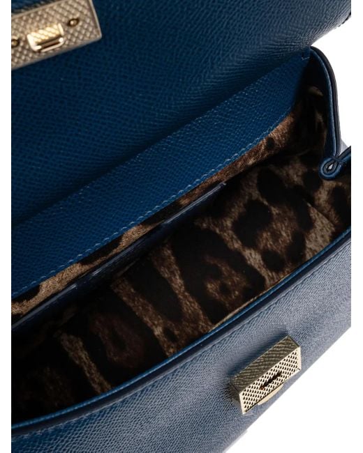 Dolce & Gabbana Blue Mittelgroße Sicily Handtasche