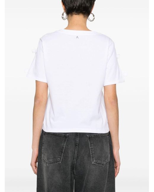 T-shirt Actitude di Twin Set in White