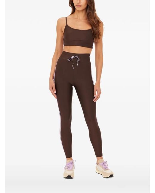 The Upside Brown Oxford Hutton Sports Bra