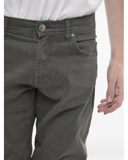 Corneliani Gray Five-Pocket Trousers for men