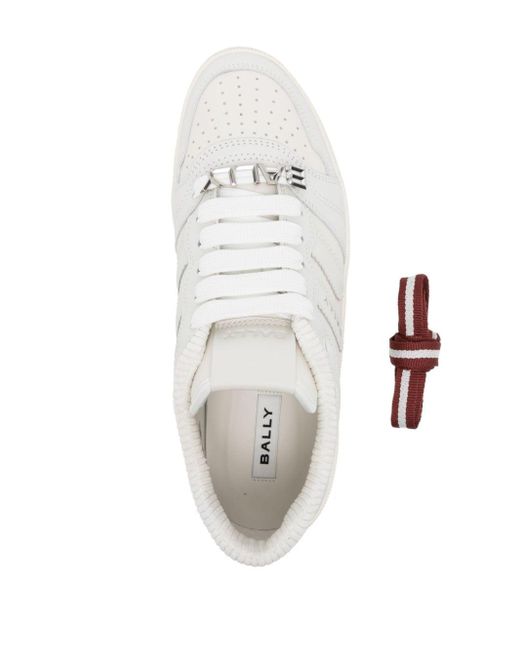 Bally Sneakers Met Vlakken in het White voor heren