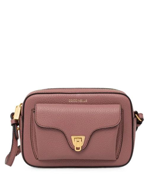 Coccinelle Brown Leather Mini Shoulder Bag