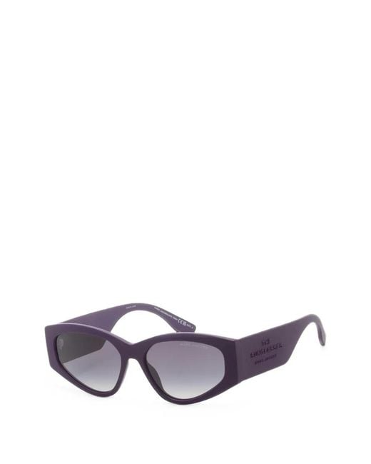 Marc Jacobs White Geometric-Frame Sunglasses