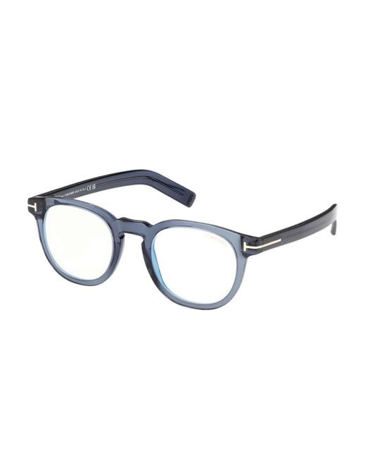 Tom Ford Brown Round-Frame Glasses for men